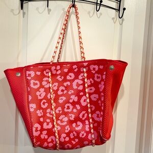 LEOPARD TOTE NWOT